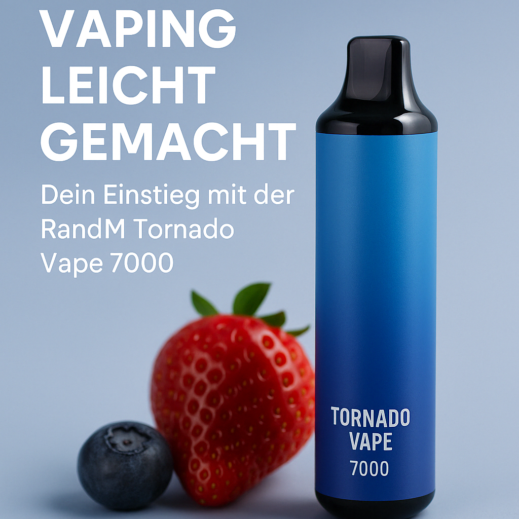 Vaping für Einsteiger: So startest du sicher mit den RandM Tornado Vapes
