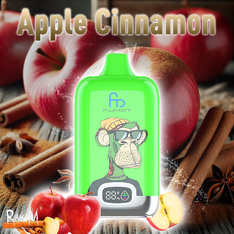 RandM Digital Box Vape 120000- Apple Cinnamon