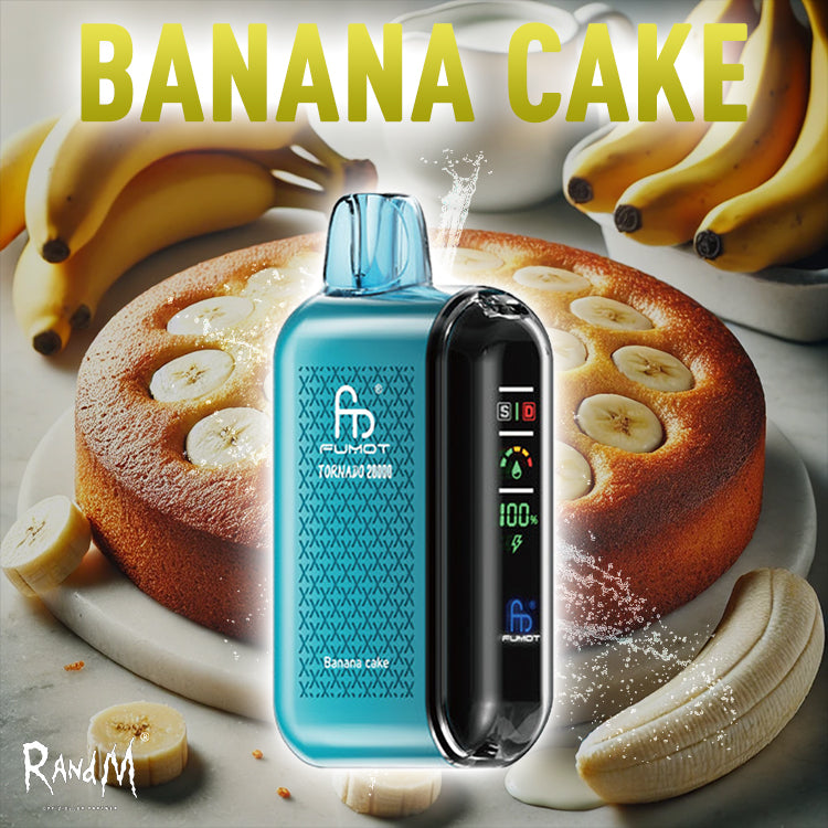 RandM Tornado Vape 20000- Banana Cake