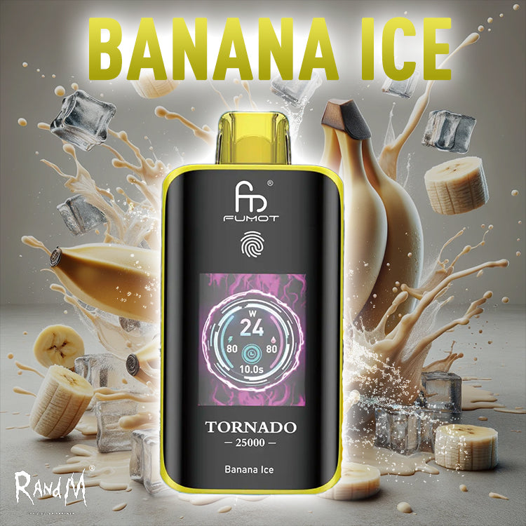 RandM Tornado Vape 25000- Banana Ice