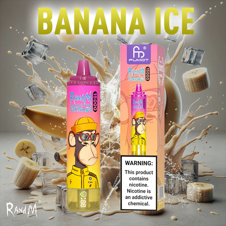 RandM Tornado Vape 15000- Banana Ice