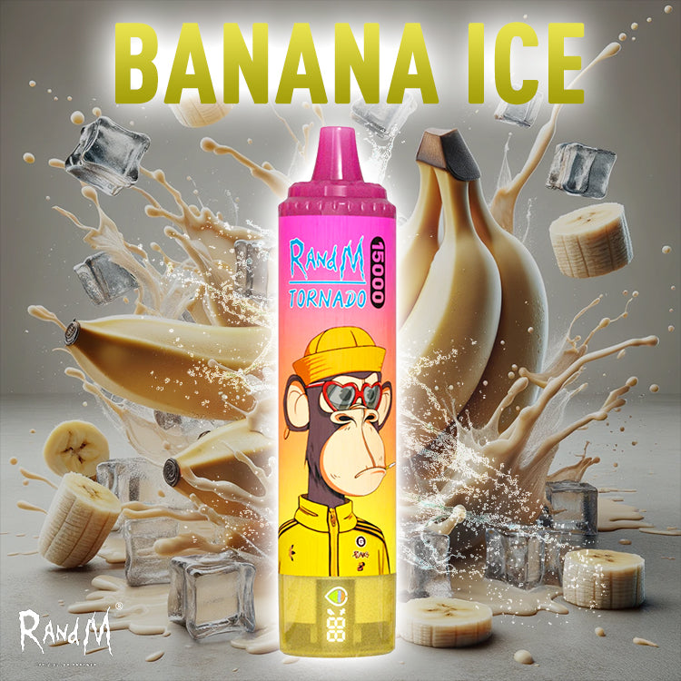 RandM Tornado Vape 15000- Banana Ice