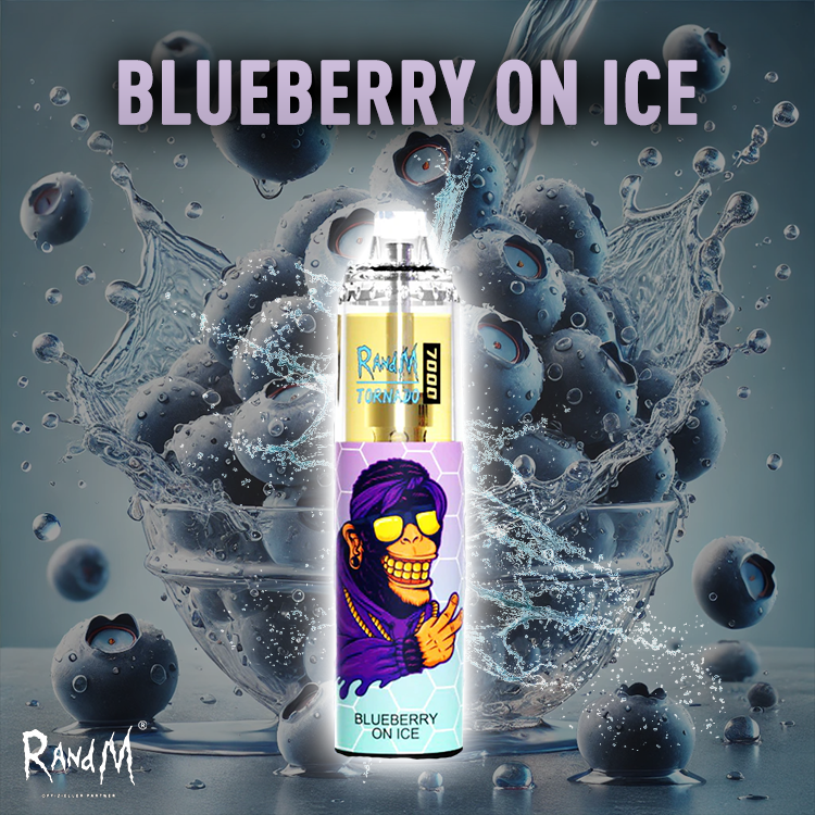 RandM Tornado Vape 7000- Blueberry on Ice