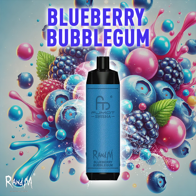 RandM Shisha Vape 10000- Blueberry Bubblegum