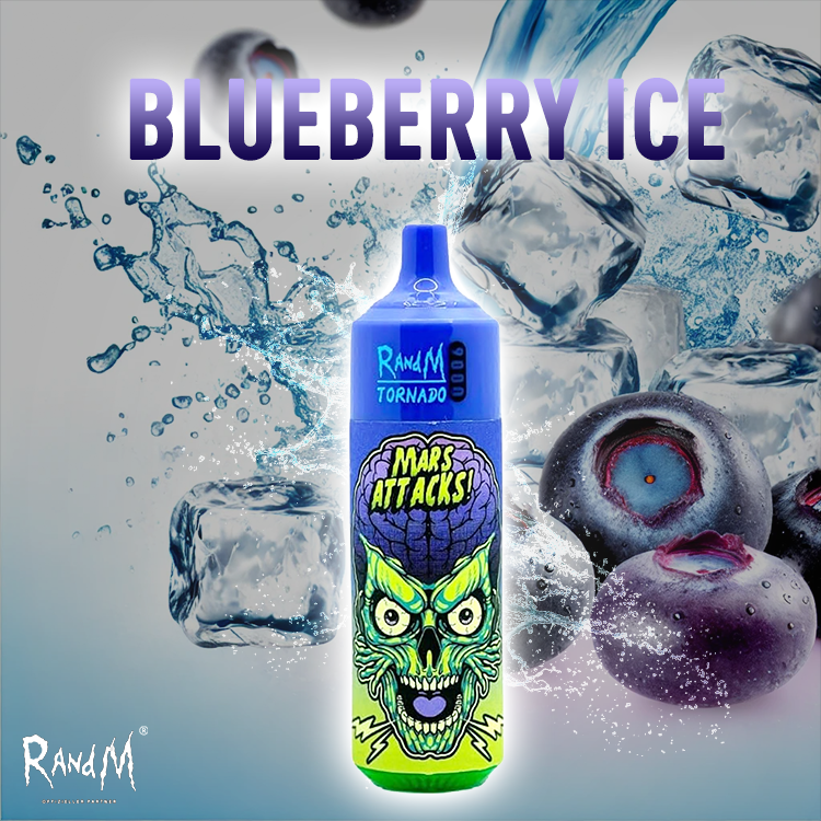 RandM Tornado Vape 9000- Blueberry Ice