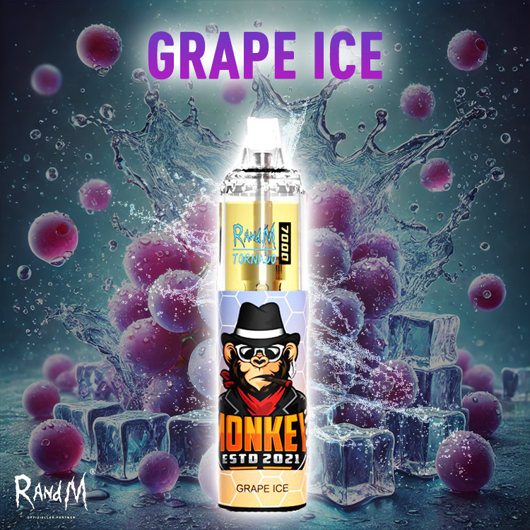 RandM Tornado Vape 7000- Grape Ice