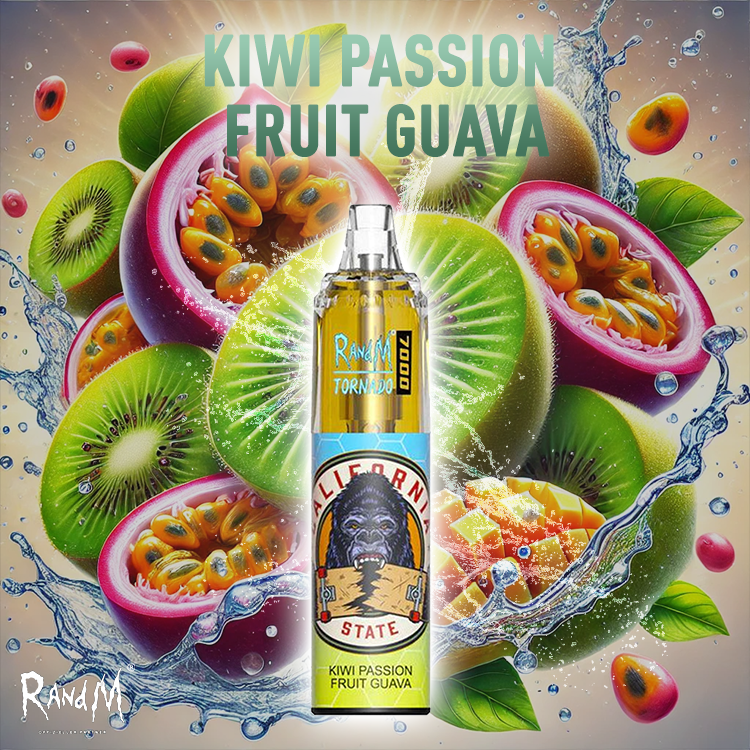 RandM Tornado Vape 7000- Kiwi Passion Fruit Guava