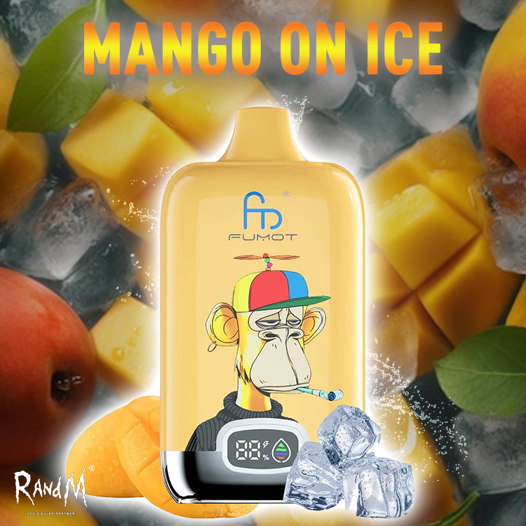 RandM Digital Box Vape 120000- Mango on Ice