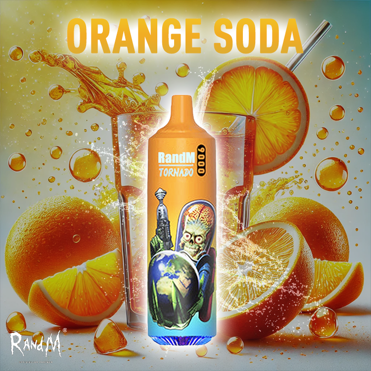 RandM Tornado Vape 9000- Orange Soda