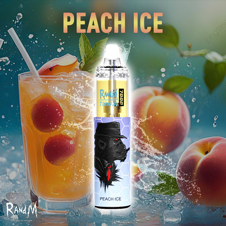 RandM Tornado Vape 7000- Peach Ice