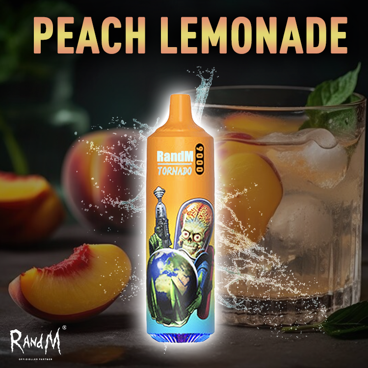 RandM Tornado Vape 9000- Peach Lemonade