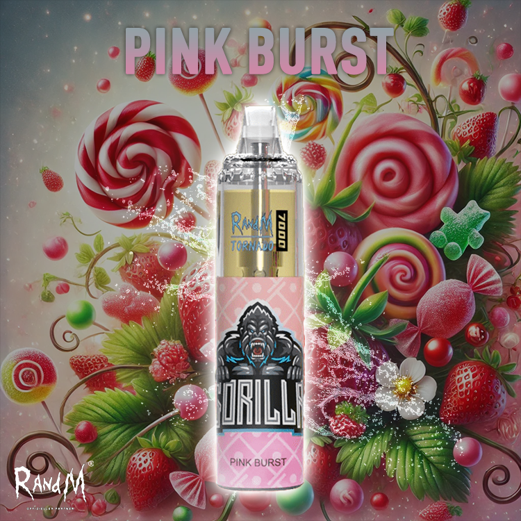 RandM Tornado Vape 7000- Pink Burst