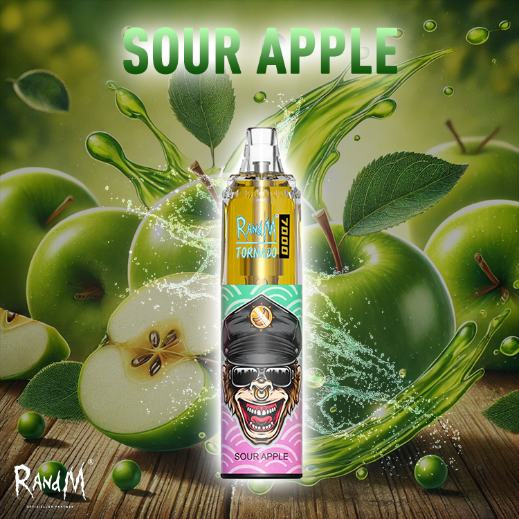 RandM Tornado Vape 7000- Sour Apple