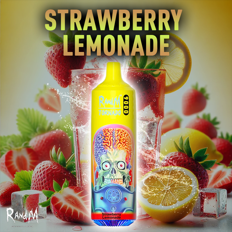 RandM Tornado Vape 9000- Strawberry Lemonade