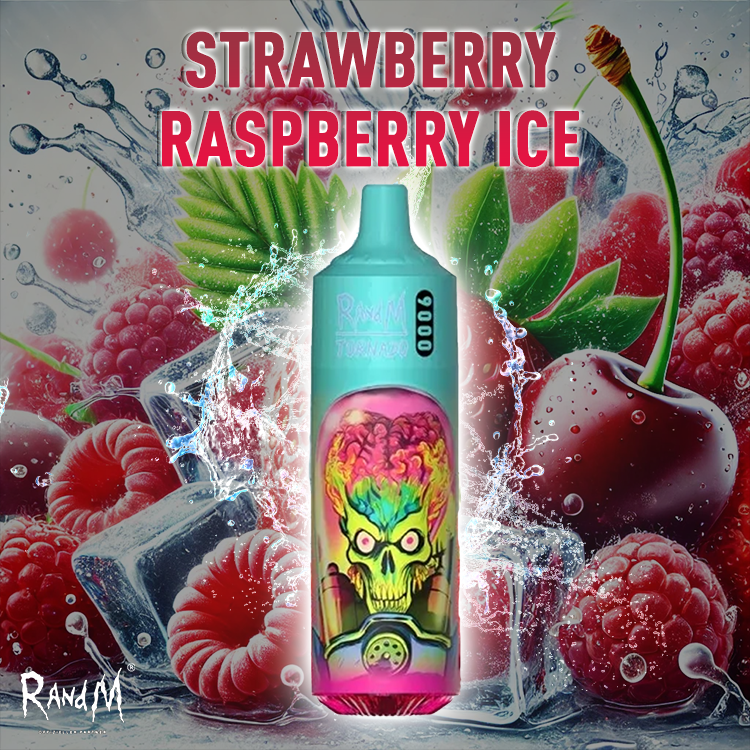 RandM Tornado Vape 9000- Strawberry Raspberry Ice