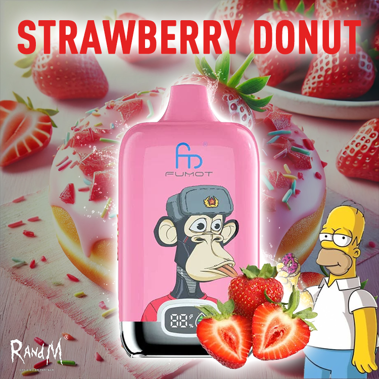 RandM Digital Box Vape 120000- Strawberry Donut