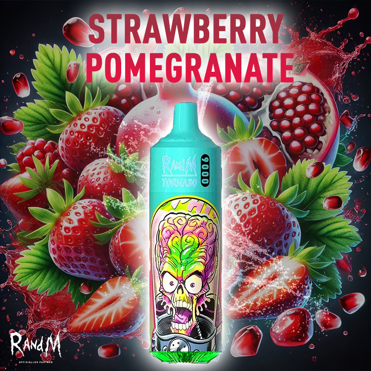 RandM Tornado Vape 9000- Strawberry Pomegranate