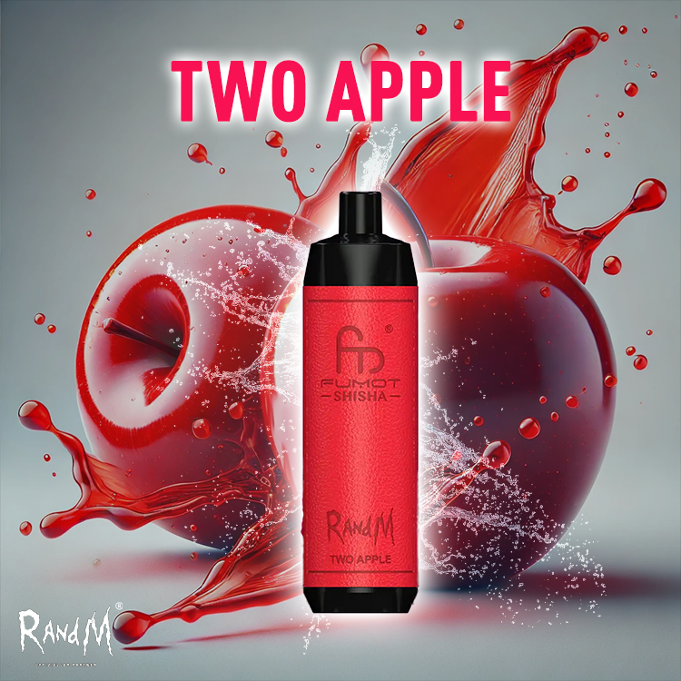 RandM Shisha Vape 10000- Two Apple