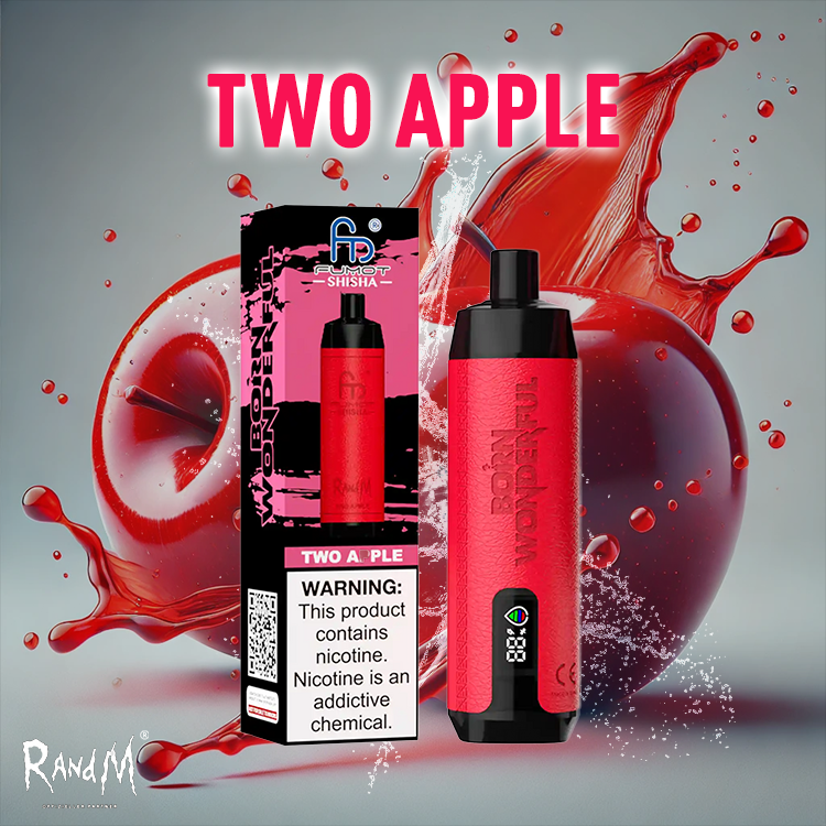 RandM Shisha Vape 10000- Two Apple