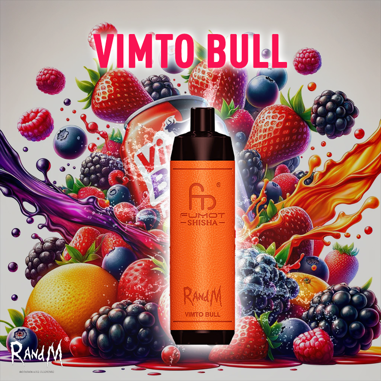 RandM Shisha Vape 10000- Vimto Bull