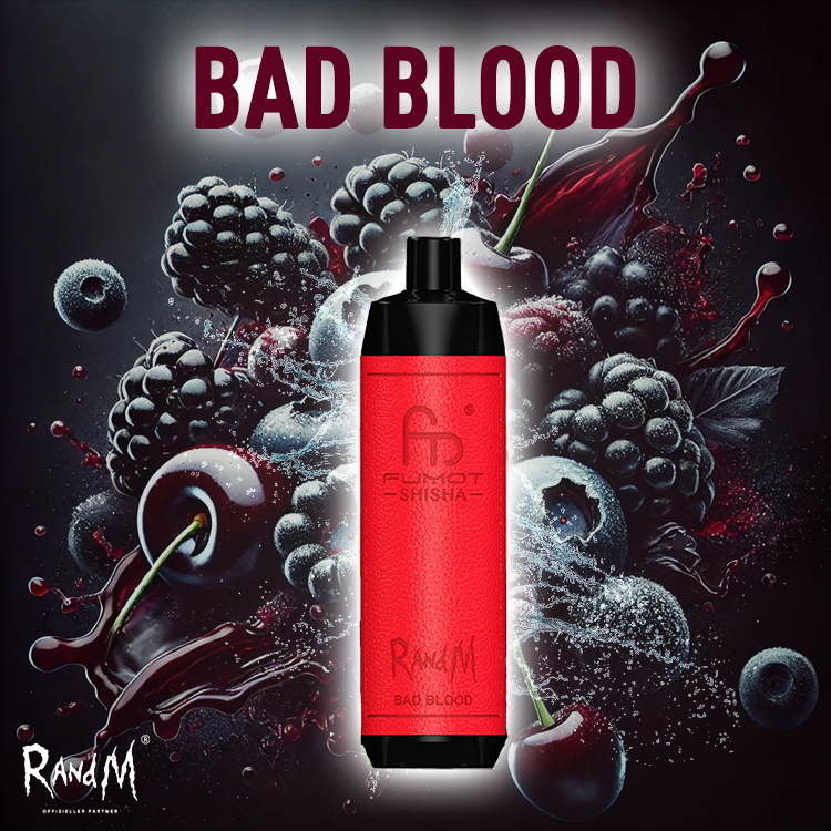 RandM Shisha Vape 10000- Bad Blood