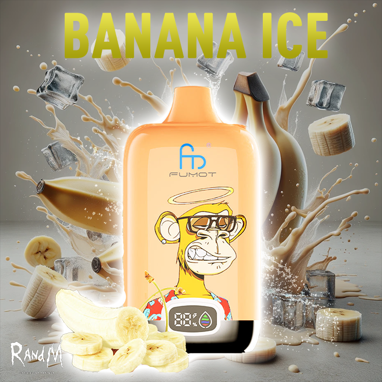 RandM Digital Box Vape 120000- Banana Ice