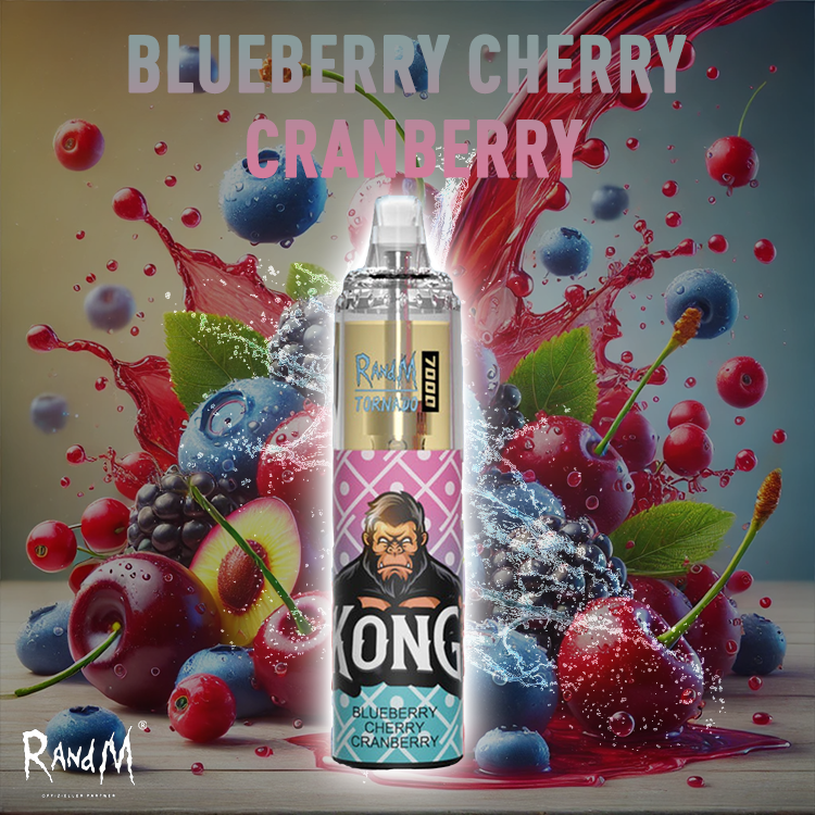 RandM Tornado Vape 7000- Blueberry Cherry Cranberry