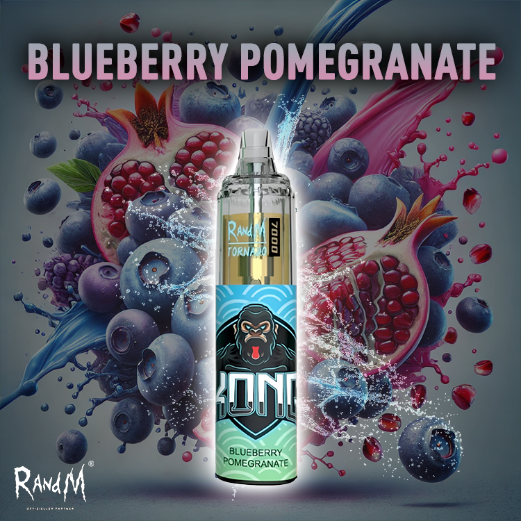 RandM Tornado Vape 7000- Blueberry Pomegranate