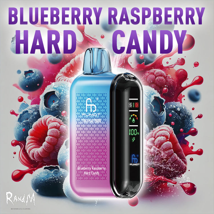 RandM Tornado Vape 20000- Blueberry Raspberry Hard Cand