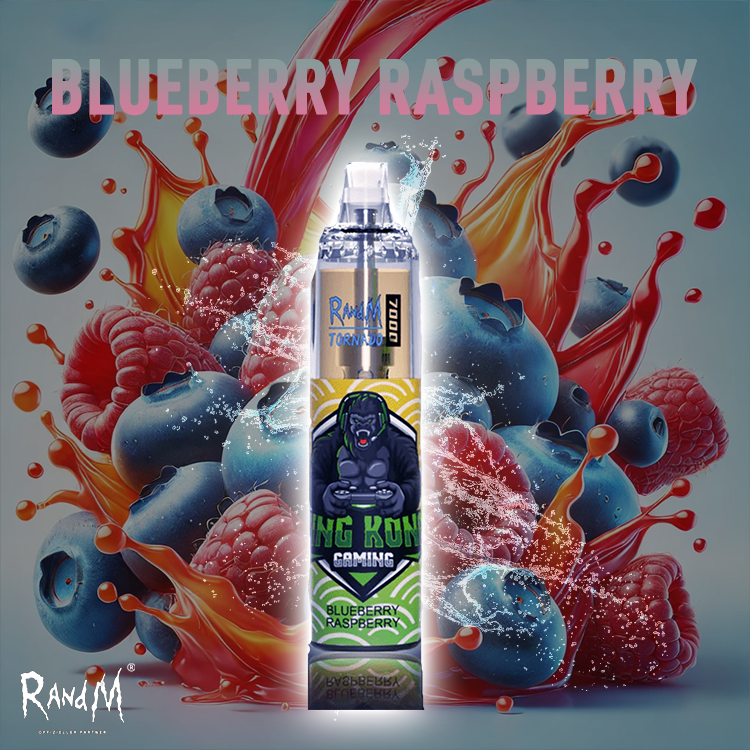 RandM Tornado Vape 7000- Blueberry Raspberry