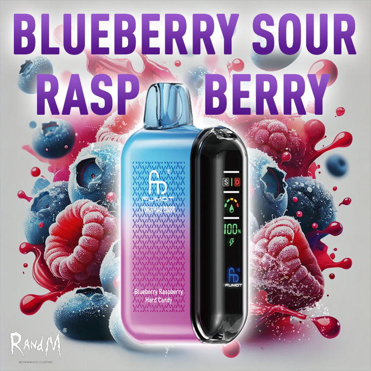 RandM Tornado Vape 20000- Blueberry Sour Raspberry