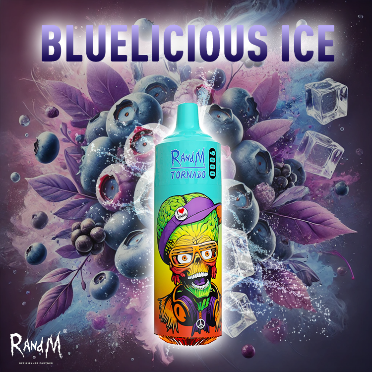 RandM Tornado Vape 9000- Bluelicious Ice