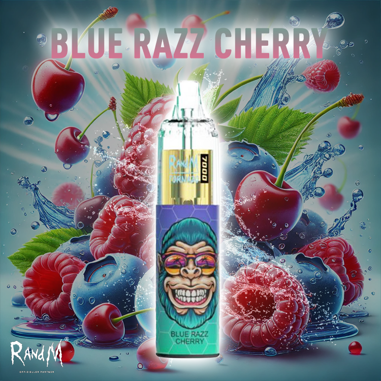 RandM Tornado Vape 7000- Bluerazz Cherry