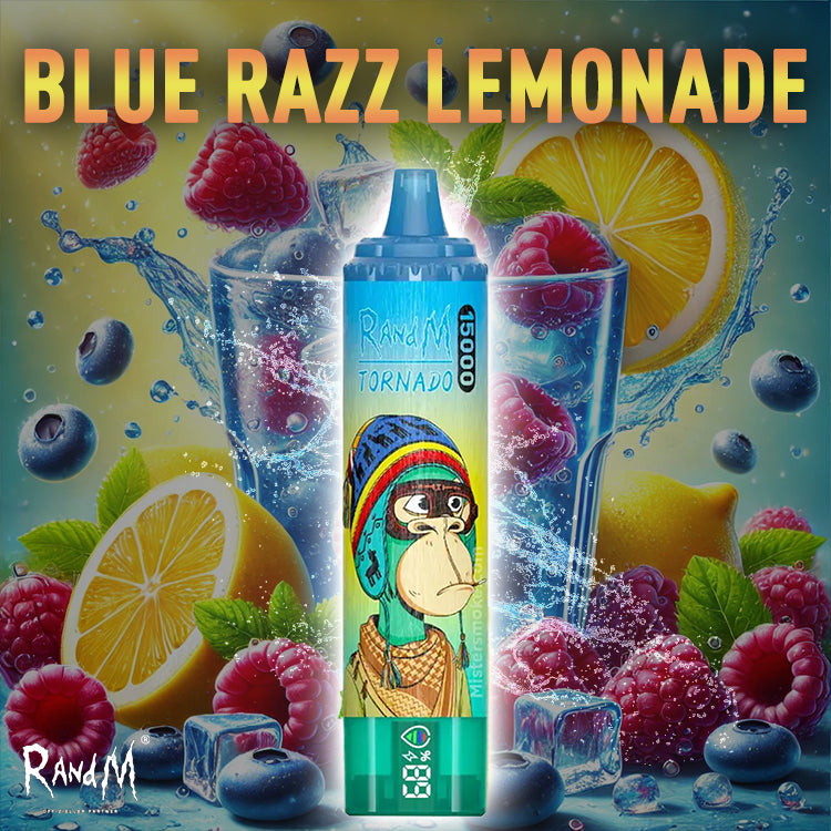 RandM Tornado Vape 15000- Bluerazz Lemonade