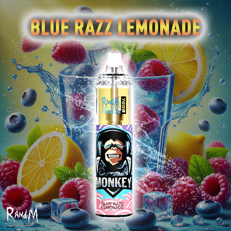 RandM Tornado Vape 7000- Bluerazz Lemonade