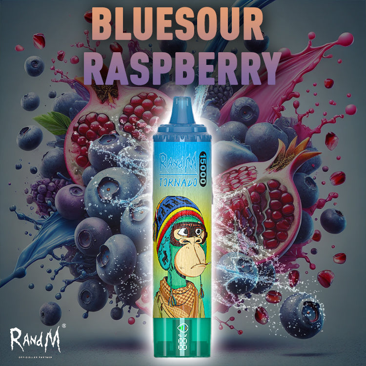 RandM Tornado Vape 15000- Bluesour Raspberry