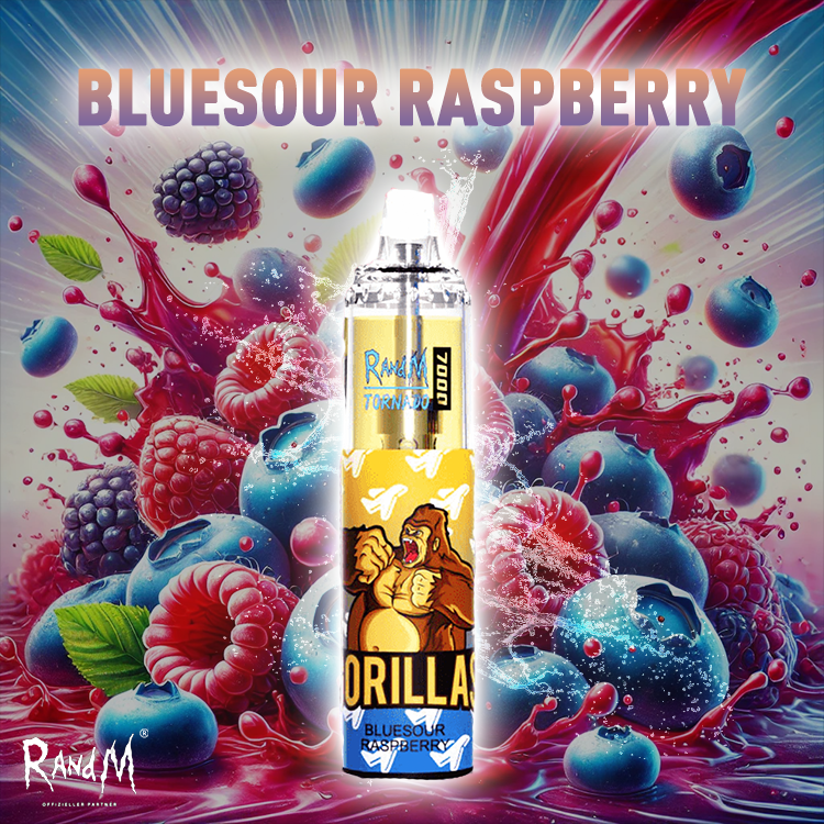 RandM Tornado Vape 7000- Bluesour Raspberry