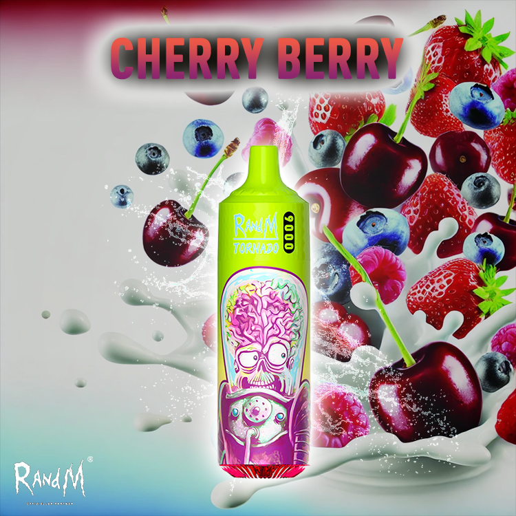 RandM Tornado Vape 9000- Cherry Berry