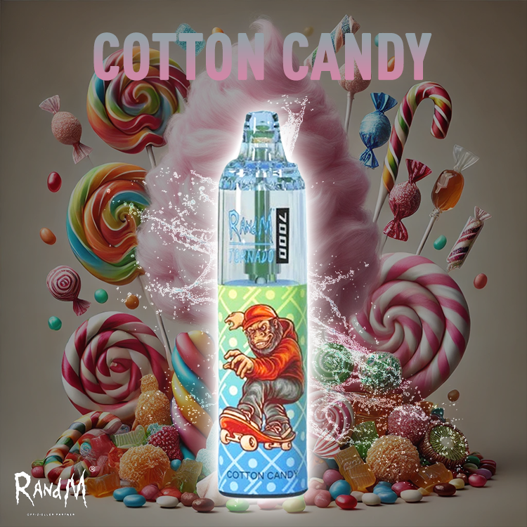 RandM Tornado Vape 7000- Cotton Candy