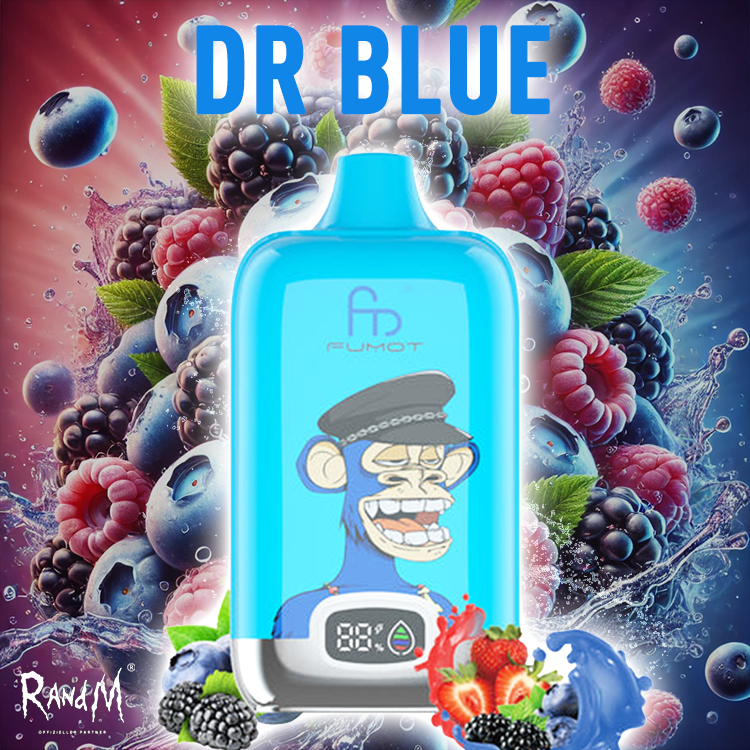 RandM Digital Box Vape 120000- Dr.Blue