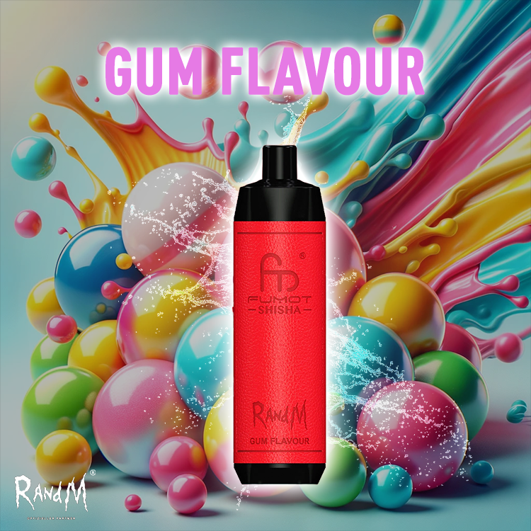 RandM Shisha Vape 10000- Gum Flavour