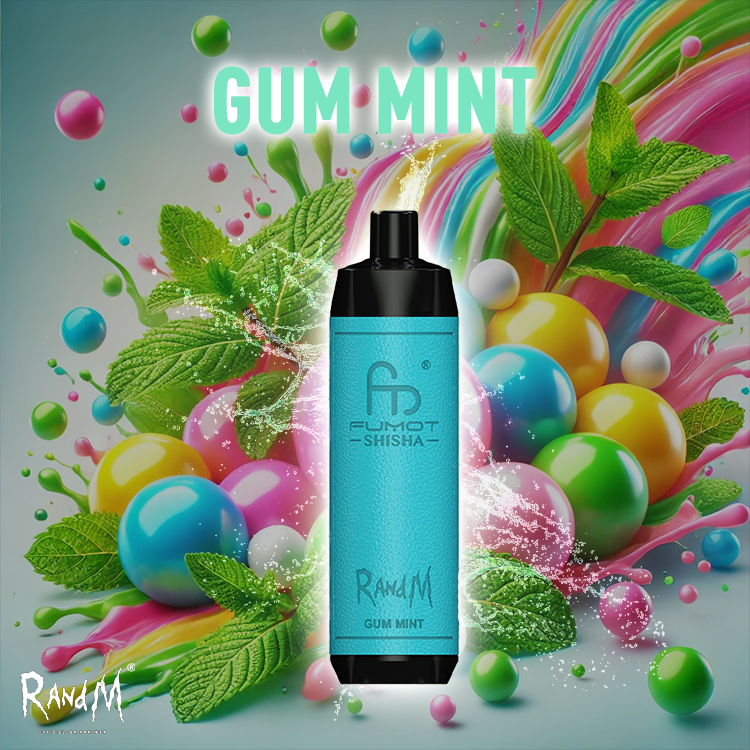 RandM Shisha Vape 10000- Gum Mint