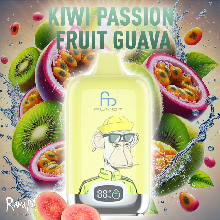 RandM Digital Box Vape 120000- Kiwi Passion Fruit Guava