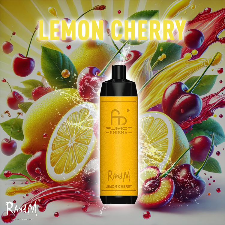 RandM Shisha Vape 10000- Lemon Cherry