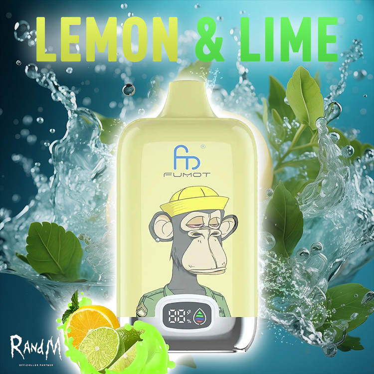 RandM Digital Box Vape 120000- Lemon Lime