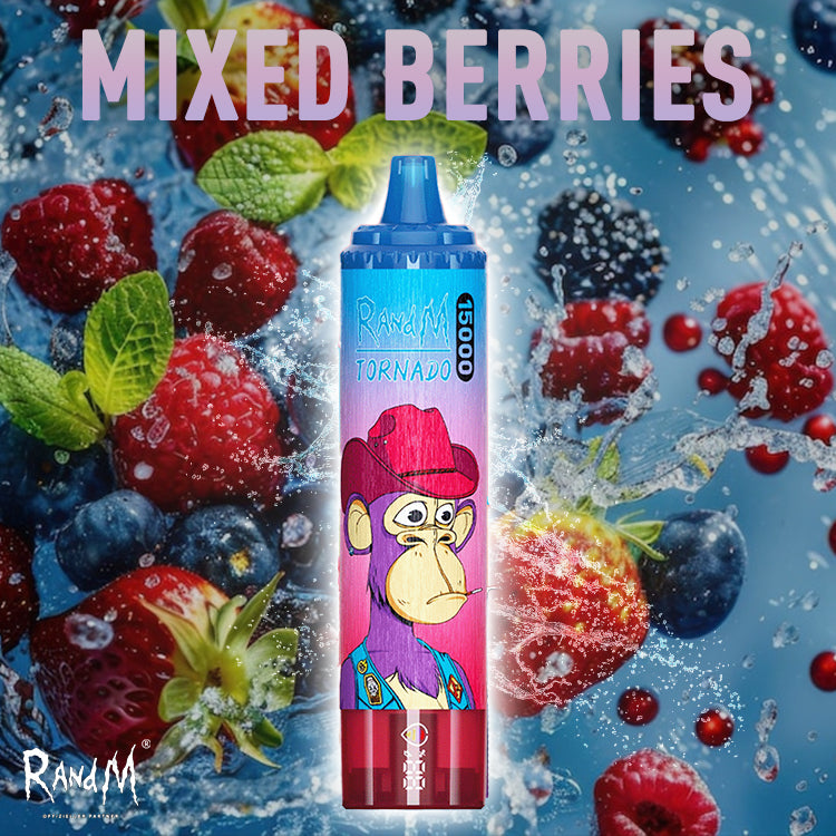 RandM Tornado Vape 15000- Mixed Berries