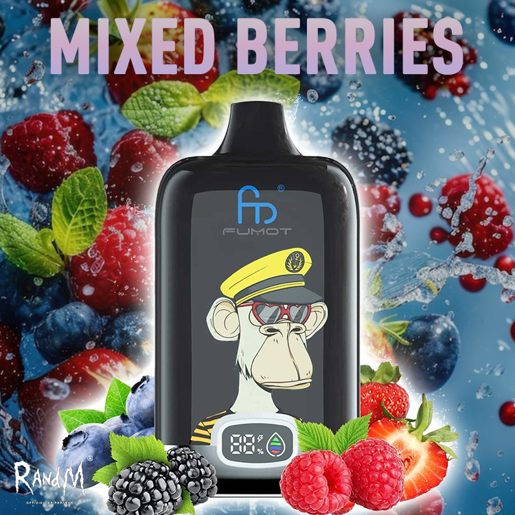 RandM Digital Box Vape 120000- Mixed Berries