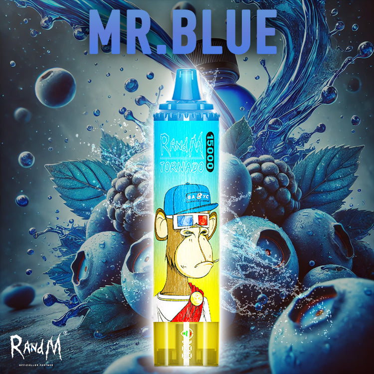 RandM Tornado Vape 15000- Mr.Blue