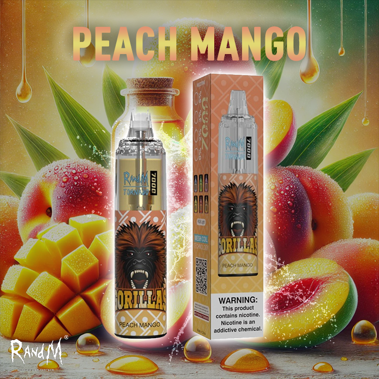 RandM Tornado Vape 7000- Peach Mango