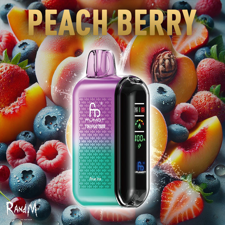 RandM Tornado Vape 20000- Peach Berry